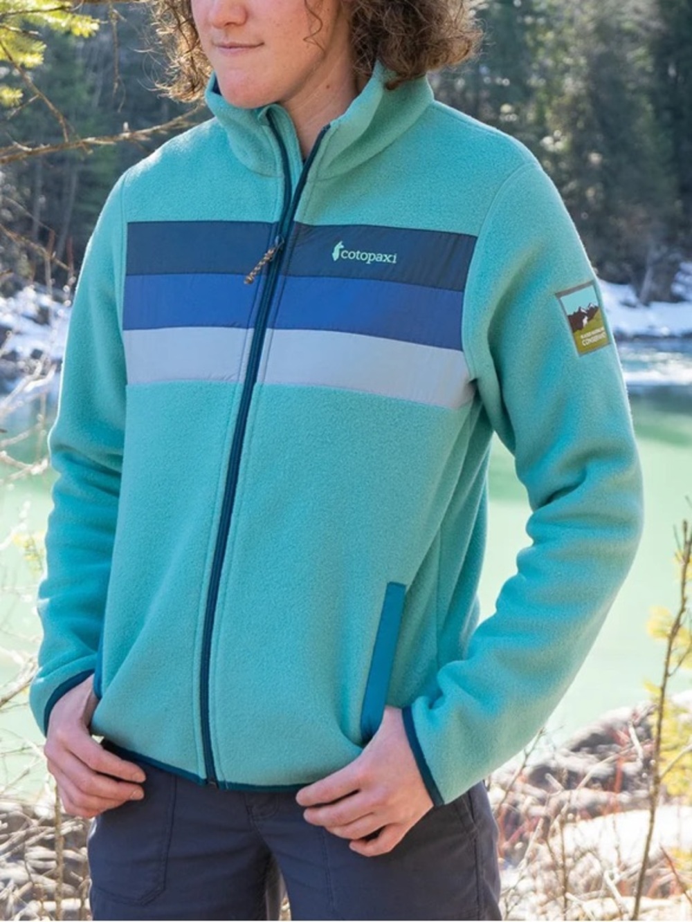 GNPC Cotopaxi Teca Fleece - Aqua (women's) | Size XL